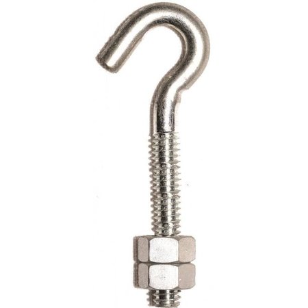 PROSOURCE Bolt Hook W/Nut 2-5/8In Zinc LR324